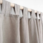 Cotton Curtains - Camel color