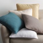 Linen Cushion Cover with Dori piping