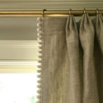 Hazel wood Cotton Canvas Curtains