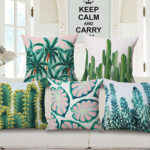 Forest Trees printed Cushion Cover