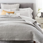 Linen Straight Line Quilt + Shams