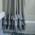 Organic Dobby Ombre Shower Curtain - Indigo