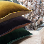 Velvet Cushion Cover with edges