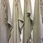 Washed Linen Fringed Throws