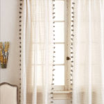 Echo Print Curtains - Platinum